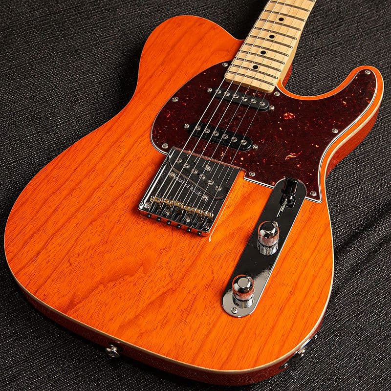 G&L ASAT Classic S Clear Orange Swamp Ash