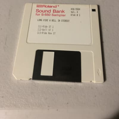 Roland Sound Bank for S-550 Sampler Disk #1 1988