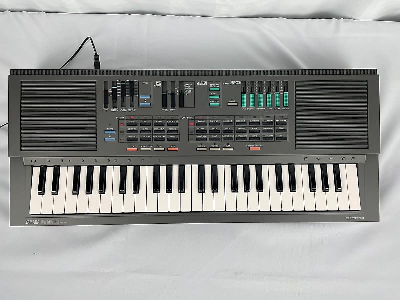 Yamaha PSS460 Portatone FM Synthesizer + OEM Power Supply & Reverb