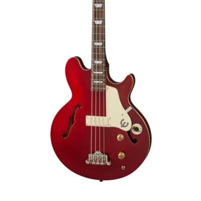 Epiphone Jack Casady Semi-Hollowbody Bass Guitar - Sparkling Burgundy for sale