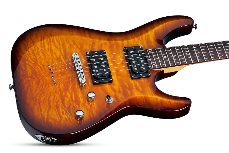 Schecter C-6 Plus Vintage Sunburst #444 image 1