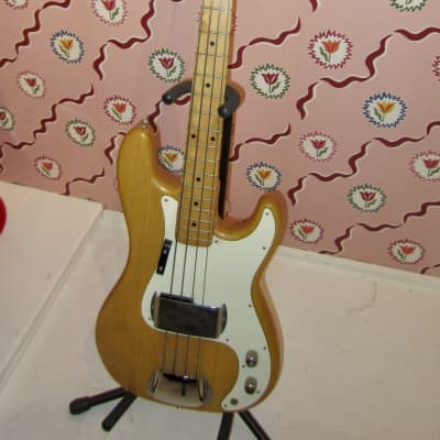 Vintage 1970s Aspen Precision Bass Copy - Natural Finish image 2