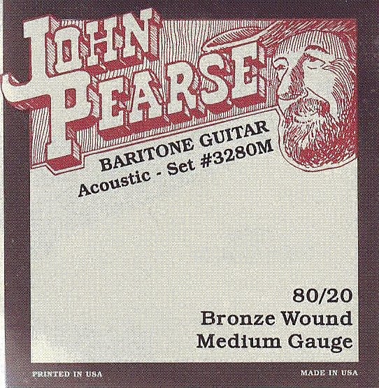 John Pearse JP3280M 80/20 Bronze Wound Baritone Acoustic Reverb