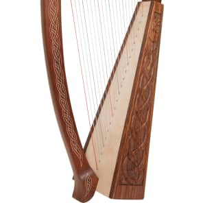 Roosebeck HTHA-E 22-String Heather Harp with Celtic Eala Design