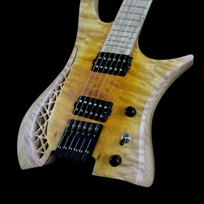 OD Guitars Minerva - High Grade Quilt Maple Top - Black Limba Body image 8