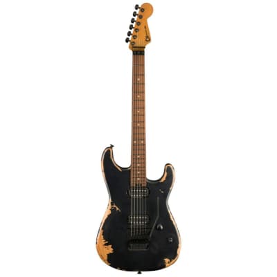 Charvel ProMod Relic San Dimas Style 1 HH FR PF Pau Ferro Electric Guitar - Weatherd Black for sale