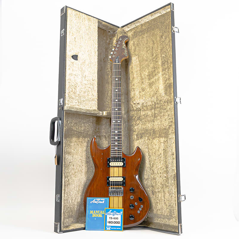 Aria Pro II TS-600 Tri-Sound Series Natural w/ Neck-Thru