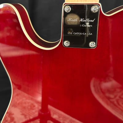 Keith Holland Custom T-NS-Thinline - Translucent Red Wine image 9