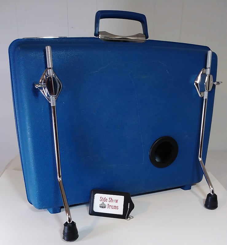 The "Blue" Suitcase Kick Drum / Made by Side Show Drums Reverb