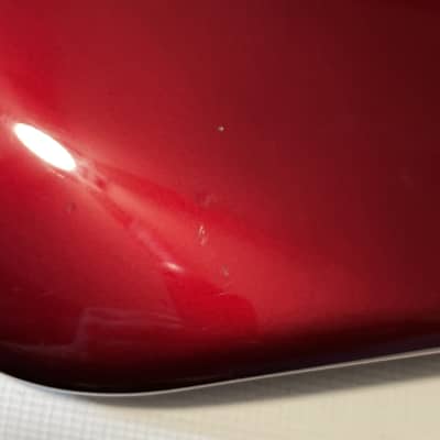 1980's Made in Japan Kramer Focus 2000 Candy Apple Red Guitar Body Floyd Ready image 5