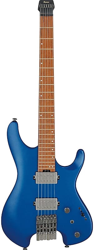 Ibanez Q52 Q Standard Headless Electric Guitar, Laser Blue Matte w/Gig Bag image 1