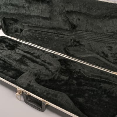 1977 1978 1979 1980 1981 Vintage Fender Stratocaster Telecaster Molded Plastic Guitar Black CASE USA 1970s image 4