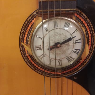 Vintage CHECKMATE Guitar with Electric Clock Insert image 4