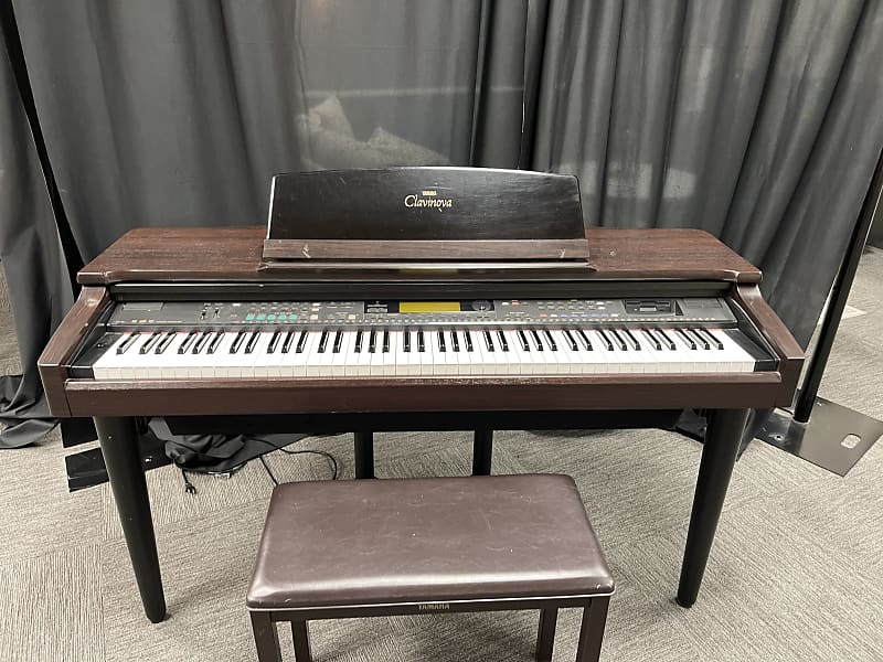 Yamaha Clavinova CVP 79A 1990's Dark Brown | Reverb