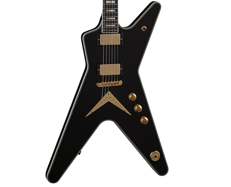 DEAN ML Straight Six Electric Guitar - Classic Black | Reverb