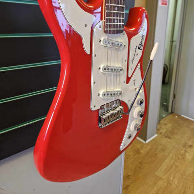 Burns Marquee Club Series Fiesta Red Electric Guitar image 2