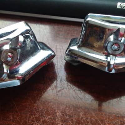 RARE Pearl Japan VINTAGE 70s 80s Floor Tom Leg Bracket Mount M-Series Maple Wood Fiberglass 2 AVAILABLE image 5