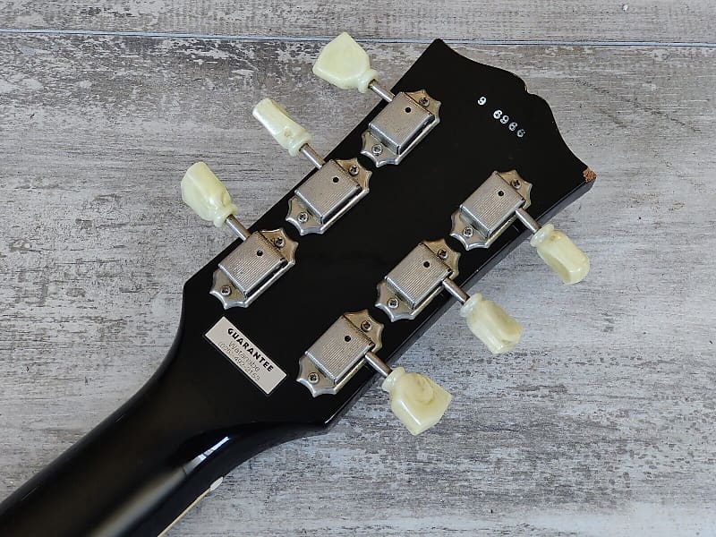1989 Greco Japan SS Series SG Double Cutaway (Black) | Reverb