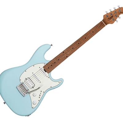 Sterling by Music Man Cutlass HSS Electric Guitar - Daphne Blue Satin - B-Stock for sale