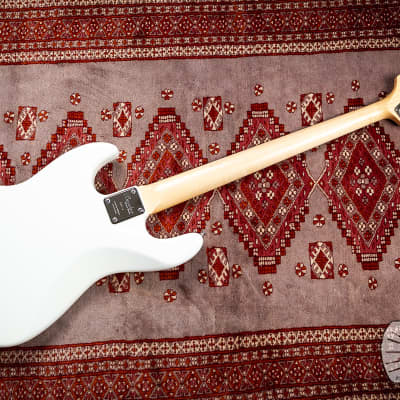 Bacchus WL-434 4 String Jazz Bass SWH White Woodline Global