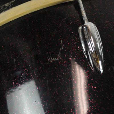 1965 Slingerland Gene Krupa Deluxe Black Sparkle Drum Set image 16
