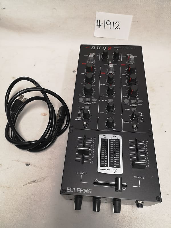 Ecler NUO 2 Professional 2 Channel DJ Mixer #1912 Good Used Working  Condition