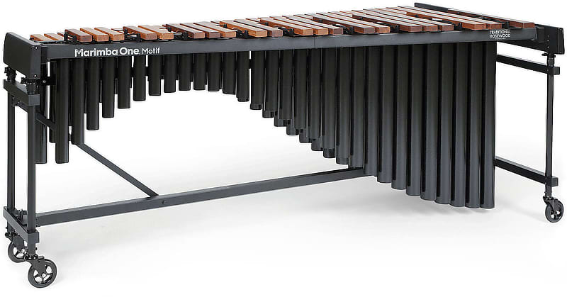 2023 Marimba One 8302 Motif 4.3 Octave Rosewood Marimba w/ Enhanced Rosewood Keyboard & Classic Resonators image 1