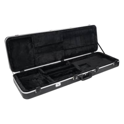 STBC-500 | Lightweight & Compact ABS Road Case for Electric Bass Guitar w/ TSA Approved Locking Latch and EPS Foam Plush Interior image 7