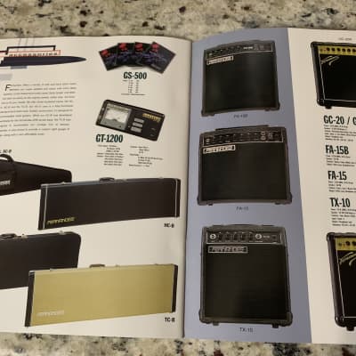 Fernandes Guitar Catalog 1995 1996 AFR 55 45 65 65X LE-2G 1