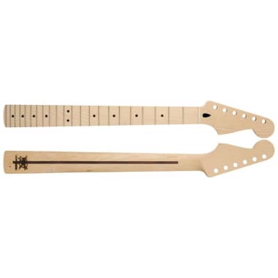 Mighty Mite MM2902-M Fender Licensed Strat® Replacement Neck - C Profile 22 Fret Maple Fretboard image 2