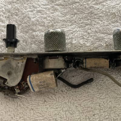Vintage Fender FULLERTON USA 1959/1960  Telecaster Guitar  Loaded Control Plate,POTS,CAP,SWITCH,WIRING,1952,1953,1954,1955,1956,1957,1958,1961,1962,1963,1964,50s,60s image 1
