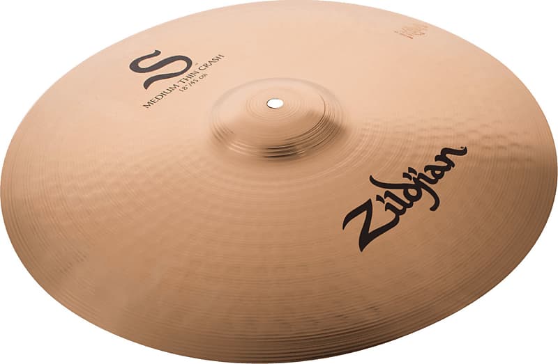2016 Zildjian S Series Medium Thin Crash Cymbal Natural - 18" image 1