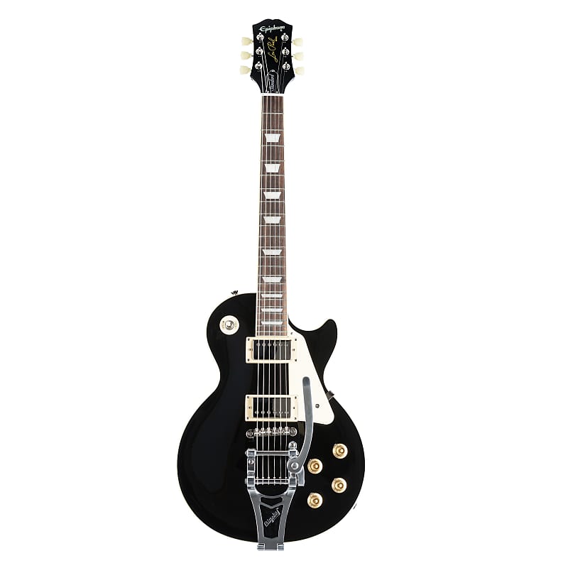 Epiphone Les Paul Standard '50s Bigsby Ebony - Single Cut Electric