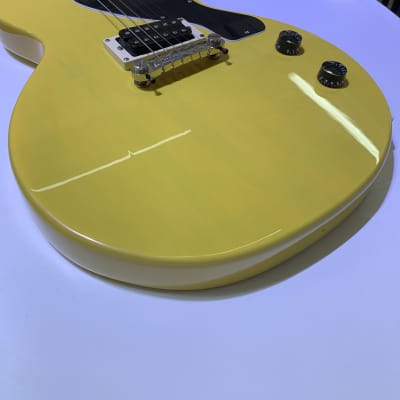 Epiphone Junior Glossy Yellow Electric Guitar image 2