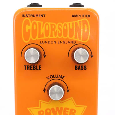 Sola Sound Colorsound Power Boost Overdriver Guitar Effects Pedal w/ Box #50390 image 4