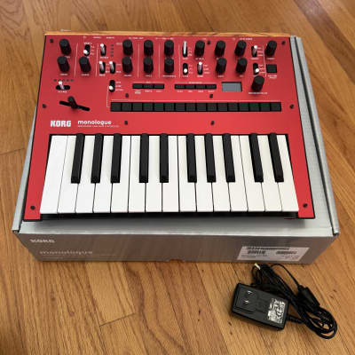 Korg Monologue Monophonic Analog Synthesizer 2016 - Present - Red