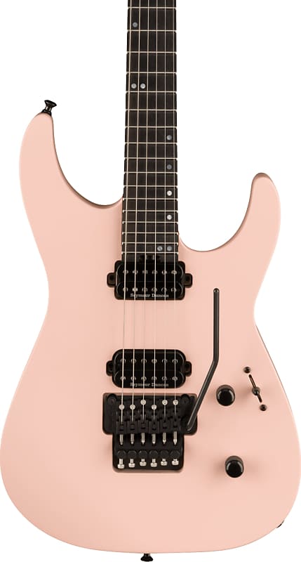 Jackson American Series Virtuoso Electric Guitar, Satin Shell Pink w/ Case image 1