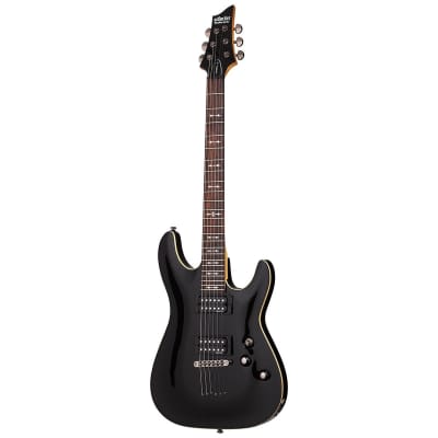 Schecter Omen 6 Electric Guitar (Black)(New) image 2
