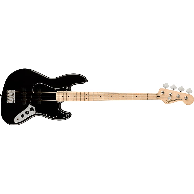 Fender Squier Affinity Series Jazz Bass, Maple Fingerboard, Black