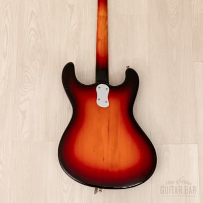 1991 Mosrite Ventures Model USA-Made "Built in Soul" Sunburst w/ Vibramute & Case, Semie Moseley image 3