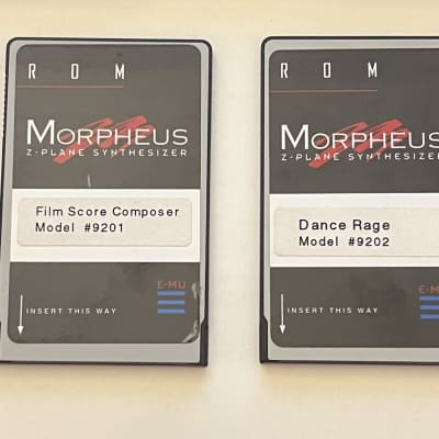 E-MU Morpheus synth Rom & Ram original cards