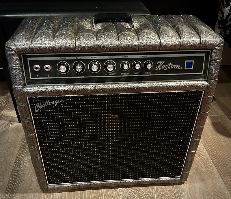 Kustom Challenger 1972 Silver sparkle Reverb