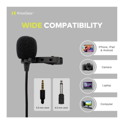 Knox Gear Clip-On Lavalier Microphone image 15