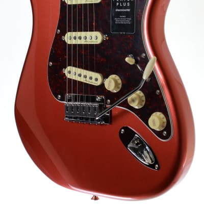 Fender Player Plus Stratocaster  Aged Candy Apple Red image 3