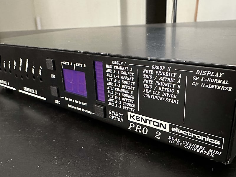 KENTON Pro2 MiditoCV Converter 2channel analog synth Reverb