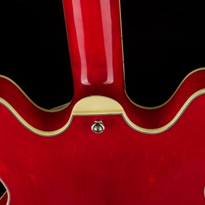 Used Eastman T386-RD Thinline Semi-Hollow Red with OHSC image 15