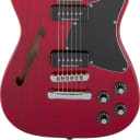 Mint Fender Jim Adkins JA-90 Telecaster Thinline Crimson Red Transparent