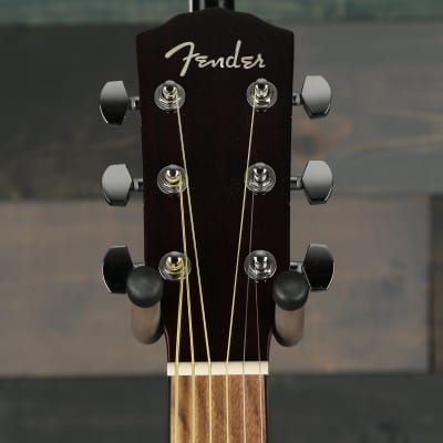 Fender CD-140SCE Dreadnought, Walnut Fingerboard, Sunburst w/case image 7