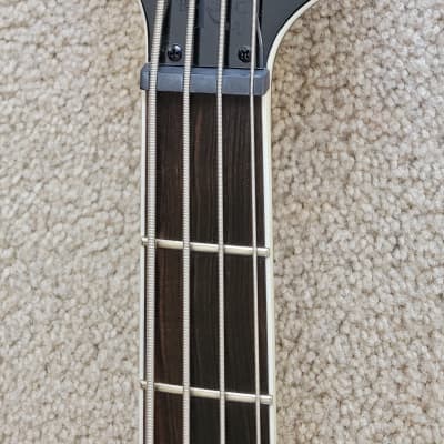 B.C. Rich Ironbird MK1 Legacy Series Bass Guitar, Gloss Black, New Gig Bag image 4