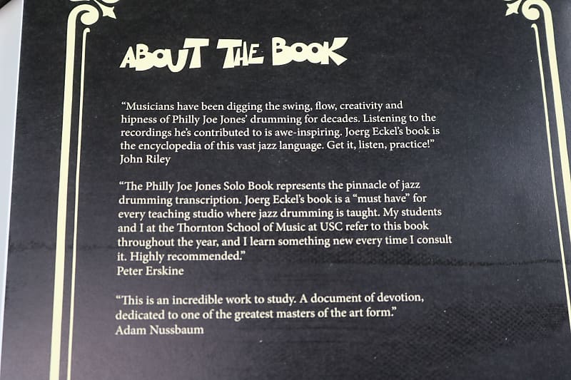 Philly Joe Jones Solo Book | Reverb